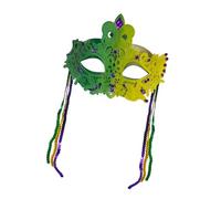 [Qcbuegof] Tassel Decorative Carnival Elastic Headband Design Mysterious Carnival Ball for Halloween Theme Events and Social Gatherings