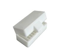 Qcbuegof Travel Battery Case Box 10 Secure Slots for Button Cells and See Through Cover for Battery Check ButtonBattery Container