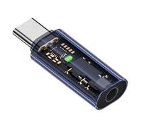 Qcbuegof Type C to 3 5 mm Auxiliary Device Female Headphone Adapter Headphones Cable Converter for Female Earphones with Decoding Chip for Phone 15 HiFi Sound Quality