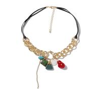 Qcbuegof Unique Cultural Necklace In Ethnic Styles Unique Ethnic Designs Necklace Accessory Adds A Touch Of Culture To Any Outfit Handmade Fashion Accessory