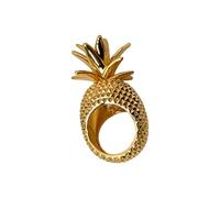 Qcbuegof Unique Metal Pineapple Rings Statement Rings Alloy Structure Suitable for Women Oversized Retro Design Jewellery Essential Retro Metal Fruit Jewellery, As described