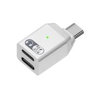 Qcbuegof USB C Female to Type C Male Charge Adapter Quick Charge and Data Transfer HiFi Sound Quality Connectors to USB C Adapter