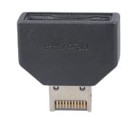 Qcbuegof USB C To USB3.0 Header Adapter Vertical TypeE Key A Motherboard Conversion Connector USB C Panel Mount Accessory