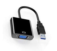 Qcbuegof USB3.0 To VGA Adapter Cable Converter Cord Wire For 1080P High Resolution Video Output And Two Working Modes USB To VGA Converter
