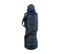 QccHieUs 1.8L Motorcycle Tank Cup Holder Lightweight Portable Container Cylindrical, Black