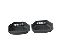 QccHieUs 2x Storage Boxes for under The, Portable Passenger Seat Organizer, Storage Compartment for Model Y, Rear