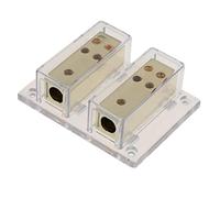 QccHieUs 8-way 4/8 Gauge Audio Stereo Amplifier Power/ground Cable Distribution Block