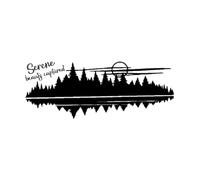 QccHieUs Large Car Sticker for The Hood, Creative And Quick-to-apply Car Sticker for Decorating Trucks, And Picnics, Black