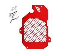 QccHieUs Motorcycle Radiator Guard, Water Tank Protection Net, Multi-function Accessory Modification, Radiator Cover to Be Installed, Red