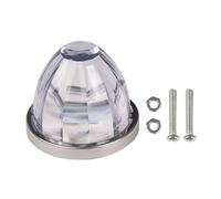 QccHieUs Side Marker Light, Watermelon-shaped Surface Light, Warning Light, Vehicle Trailer Replacement Part, White