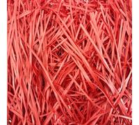 Qcdou Shredded Tissue Paper for Gift Boxes Red, 100g Shredded Tissue Paper, Hamper Filling Gift Bags, DIY Packaging Filler, for Birthday, Christmas, Wedding, Hamper & Luxury Gift Box Presentations