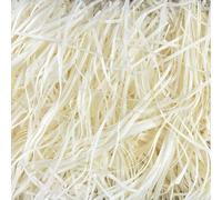 Qcdou Shredded Tissue Paper for Gift Boxes White, 100g Shredded Paper for Hampers, Soft to the Touch, for Hamper Filling and DIY Gift Packaging Filler, for Birthday, Christmas, Wedding