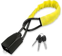 Qcdou Steering Wheel Lock, Car Lock Anti-Theft Device, Seat Belt Lock with 3 Keys, Heavy Duty Universal Wheel Lock, Suitable for Most Vehicles/Trucks/Vans