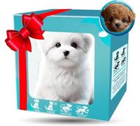 QCDZSW 2025 New Ai Robot Dog My Realistic Robot Puppy, That Acts Like a Real Dogs, for Adults,Walking,Barking,Tail Wagging(#B)