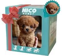 QCDZSW 2025 Upgrade Ai Puppy Robot Realistic Dog, Interactive Plush Robots Dogs for Adults, Walking, Barking, Tail Wagging for Lovers(#3)