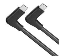 QCEs USB C to USB C 3.1 Gen 2 Cable 6.6Ft, Right Angle Type C Cable 4K Video Display 10Gbps Data Transfer 100W PD Charging Compatible with Huion Kamvas 13 Full Featured Type C Port, iPhone 16