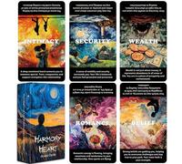 QCFQCF Life Situations Oracle Cards Age 8+, Love and Spiritual Growth Oracle Cards for Beginners, Relationships Oracle Deck, Healing Oracle Deck for Spiritual Development