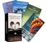 QCFQCF Love Oracle Cards Decks, Situations Love Oracle Deck, Oracle Cards for Beginners, Clarification Love, Friends, Career Related