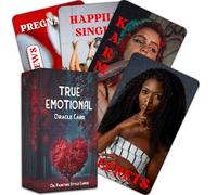 QCFQCF Twin Flame Oracle Cards, Soulmate Oracle Deck, Karmic Oracle Cards for Beginners, Will Get to The True of Any Situationship