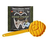 QCHEFS Lick Stick & Toothbrush, Cracker Horse Antibacterial Dental Care as a Treat, Against Stress & Safe for EMS Hoof Fight PSSM