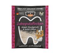 Qchefs Papie Cat Toothbrush Flakes Bulk Pack - Natural Dental Care Against Bad Breath & Tartar as Tooth Cleaning & for Tartar Removal in Large Only Paper Bag - Plastic-Free & Recyclable