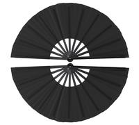 Qchengsan Folding Hand Rave Fan,2 Pack Popping Clack Fans for Line Dancing,Boots on The Ground Large Folding Clap Clacking Handheld Fans Make Sound,Women Concert Performance Festival Party Gift