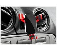 QCHIAN Car Phone Holder for Ford Mondeo 2007-2012, Stable Handsfree Phone Holder Mount, Adjustable Car Mobile Phone Cradle 360° Rotation Vent Dashboard Stand, Red