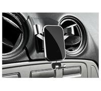 QCHIAN Car Phone Holder for Ford Mondeo 2007-2012, Stable Handsfree Phone Holder Mount, Adjustable Car Mobile Phone Cradle 360° Rotation Vent Dashboard Stand, Silver