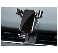 QCHIAN Car Phone Holder for Rover Range Rover Evoque 2020 2021 2022 2023, Stable Handsfree Phone Holder Mount for Car, Adjustable Car Mobile Phone Cradle 360° Rotation Vent Dashboard Stand,A Black