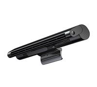 QCHIAN Computer Monitor Clip On Fan, Portable Desktop Ultra Quiet Screen Hanging Fan with 3 Speeds Touch Control, Compatible with Thickness Less Than 2cm Laptop Display, Black