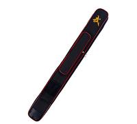 QCKNKMGG Katana Sword Bag, Oxford Fabric Double Layer Wushu Sword Carry Case Stick Bag Option Black (Red/Silver Edge)(Black (Red Edge),A)