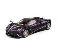 qcmaw Scale car model 1:18 For Huayra Dinastia Alloy Racing Car Model Diecast Metal Sport Vehicle Memorial Ornament Suitable for decoration(Purple)