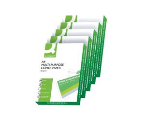 QConnect A4 White Copier Paper 80gsm WHITE 2500 SHEETS 5 Reams NEW + Fast Del