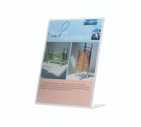 Qconnect Slant Sign Holder Lshape A4