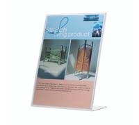 Qconnect Slant Sign Holder Lshape A5