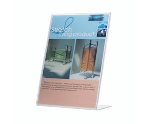 Qconnect Slant Sign Holder Lshape A5