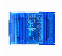 QCSTORE 407 Terminal Distribution Box Compact and Durable 4-Level Junction Case for Electrical Engineering PA Nylon and Brass 1 Unit