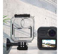 QCSTORE Action Camera Case Adjustable Cover for 20m Depth Diving Sports, High Translucent Material and Anti-Fog Design