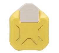 QCSTORE Corner Cutter Mini Portable Multipurpose Yellow Paper Punch Machine for Crafting and DIY Projects, ABS Material, Compact Size 7.2 X 6 X 3.4cm