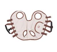 QCSTORE Dog Lift Harness Adjustable Sling for Comfortable Pet Carrying During Travel and Outdoor Activities, Breathable Oxford Fabric, Fits Small Dogs and Cats (M)