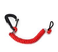 QCSTORE Kill Switch Safety Lanyard Premium Replacement for Mercruiser Emergency Powerful Engine Stop Tool 54in Red