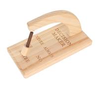 QCSTORE Magnetic Decision Selector Elegant Oak Answer Finder for Indecisive Individuals At Work or Home 1 Set
