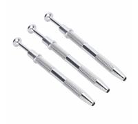 QCSTORE Nail Sponge Gripper Set of 3 Innovative Multifunctional Nail Art Polish Smudge Holder for Seamless Manicure Stainless Steel