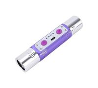 QCSTORE Violet Light Flashlight Detector for Jewelry and Currency Validation Portable Aluminum Alloy 254nm 365nm 395nm 5.1" Long