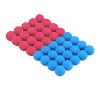 QCTOYS Foam Balls 40pcs - Popper Guns Bullets for Moving Shooting Game Red Blue 2.7CM