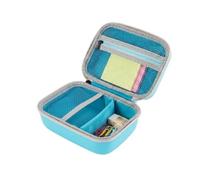 QCWN Hard Travel Case for Ceaco Hello Blink Tattoo Maker & Photo Printer, Waterproof EVA Storage Organizer for Kids Custom Temporary Body Art & Sticker Accessories, Blue