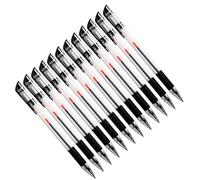 Qcwwy 0.5mm Gel Pen 0.5mm Carbon Tip Pen 0. Ballpoint Smooth Writing Comfortable Grip Black Water Based Ink for Office School Stationery
