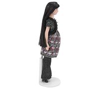 Qcwwy 1:12 Dollhouse Modern Woman Beautiful Ceramic Porcelain Doll for Collecting Gifts and DIY Accessory for Decorating Doll Houses