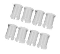 Qcwwy 100Pcs LED Light Caps Nylon Transparent Protective Cover for 5mm Lampshade with High Temperature and Durable Material Electronic Components