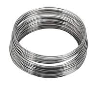 Qcwwy 100pcs Memory Wire Bracelet Loops 55mm Diameter DIY Jewelry Making Accessories for Bracelet Art Decoration Ornamental Tools Accessories